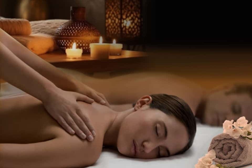 Masaje erótico en pareja